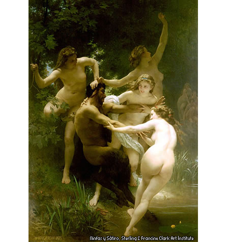Ninfas y Sátiro