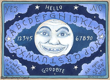 Tabla Ouija azul Tabla Ouija azul