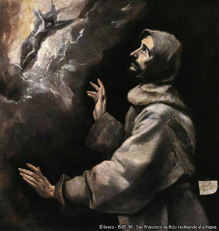 San Francisco de Asís recibiendo el estigma.