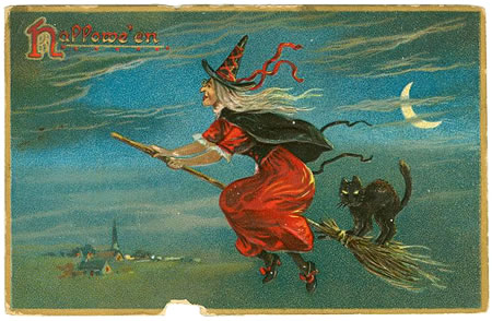 bruja postal halloween bruja postal halloween