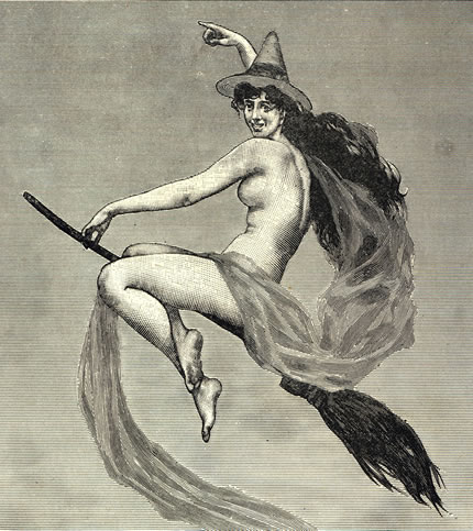 bruja escoba
