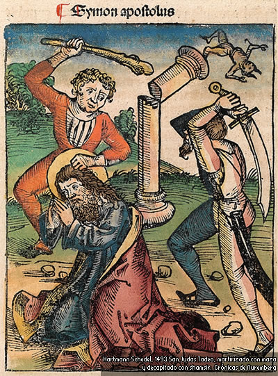 San Judas Tadeo, 1493